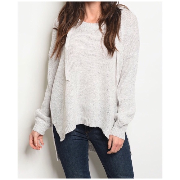 ❄️OATMEAL SWEATER HOODIE - Picture 6 of 11